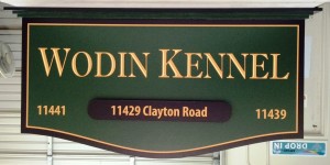 Custom Office Sign - Wodin Kennel