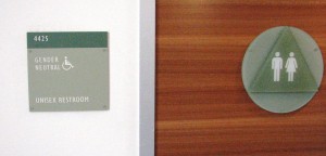 Custom ADA Door and Wall Restroom Signs