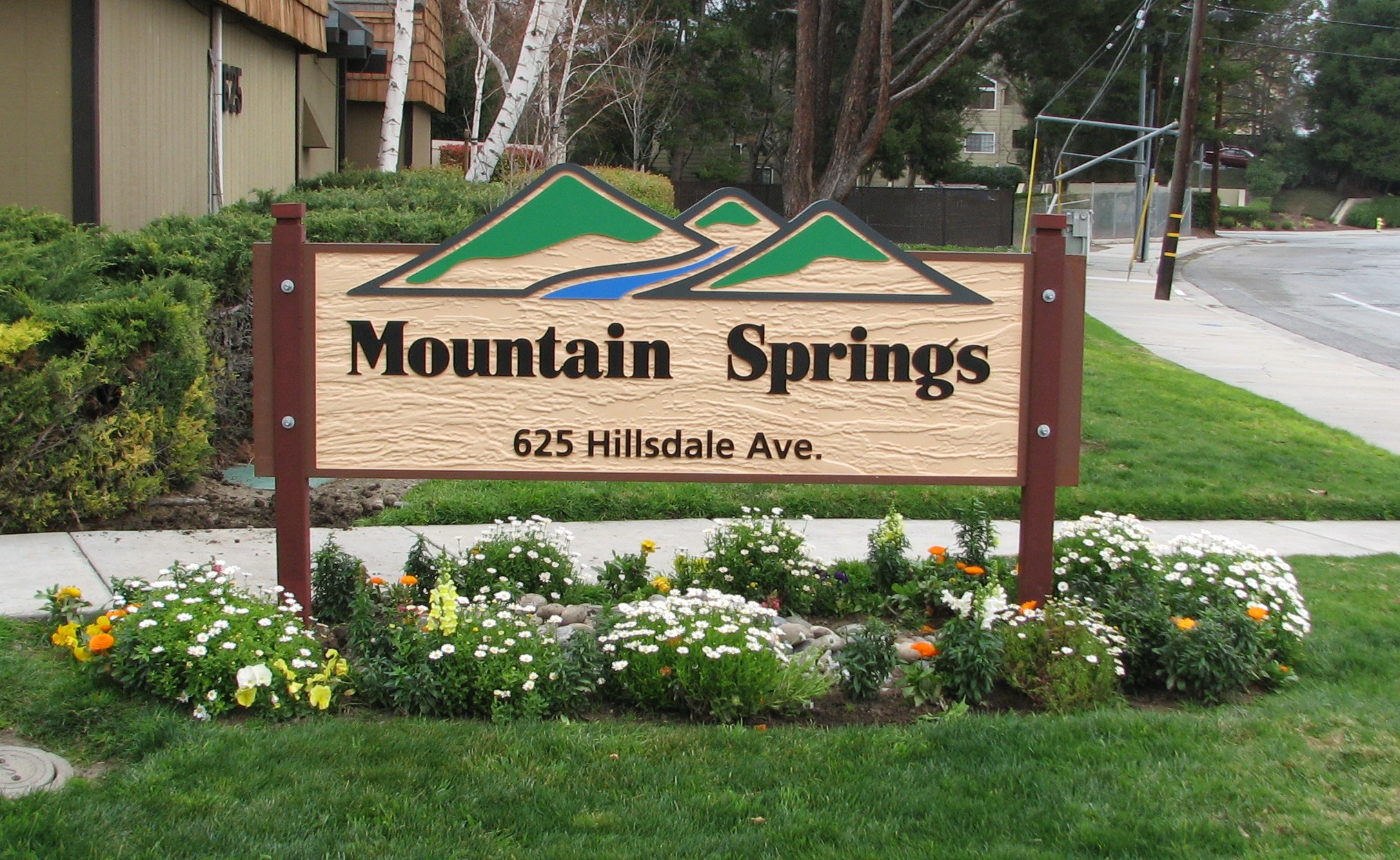 Mountain Springs Mobile Home Park New Monument Sign Signs Unlimited