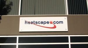 Custom Building Sign with Dimensional Lettering and Logo - Heatscape