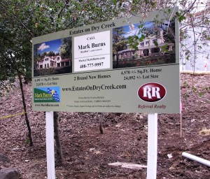 Real Estate Site Sign