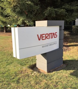 Custom Monument with Dimensional Logo - Veritas