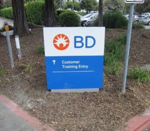 Directory Monument Sign - BD Biosciences