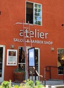 Installing Dimensional Letters Sign - Atelier Salon