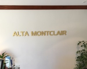 Brushed Gold Lobby Letters