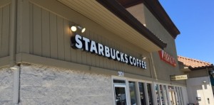 Illuminated Channel Letters - Starbucks