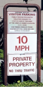 Old Property Sign 