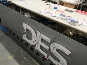 Channel Letters in Production - Diodes