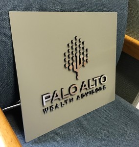 Custom Dimensional Suite Sign - Palo Alto Wealth Advisors