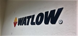 Lobby Sign - Watlow - STS
