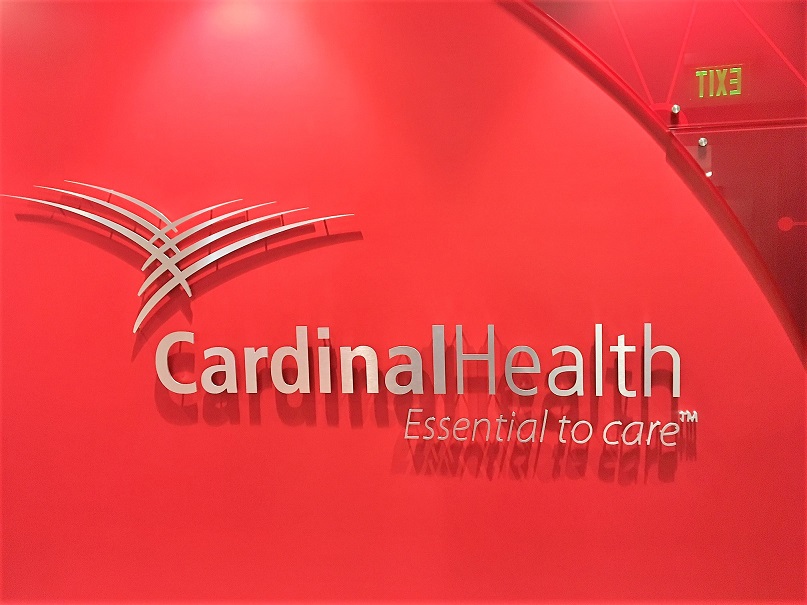New Lobby Logo and Wall Panels for Cardinal Health in San Jose, CA