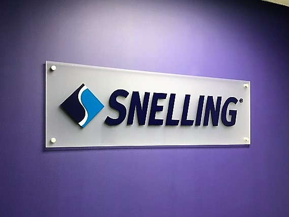 Acrylic Lobby Signs for Snelling in San Jose, CA