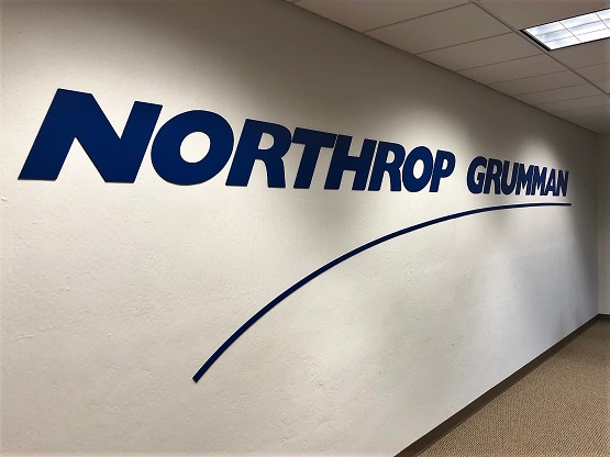 Northrop Grumman Office Lobby Signs in San Jose, CA