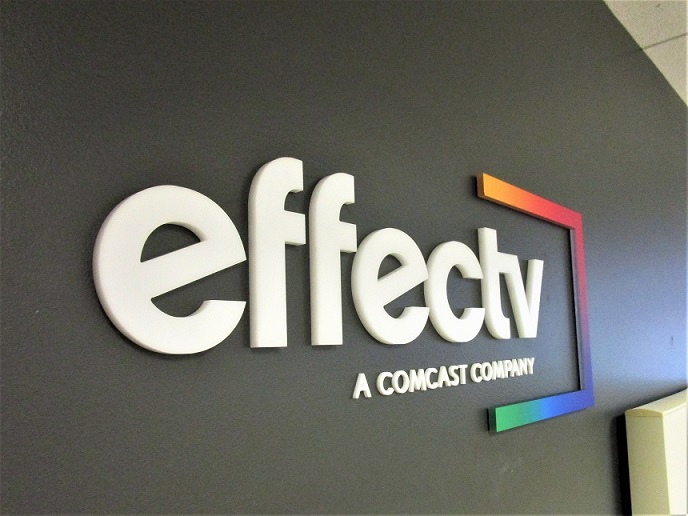 Effectv Custom 3D Logo Signs Made in San Jose, California