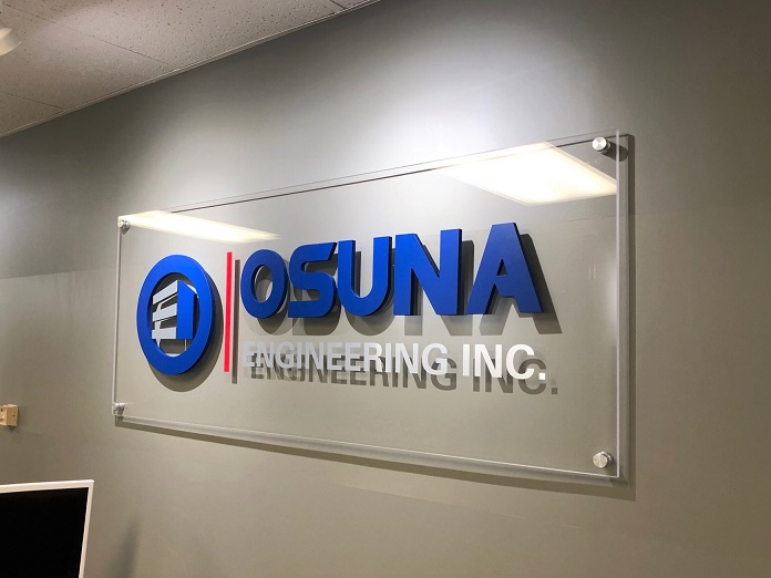 Lobby Sign - Osuna Engineering