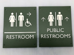ADA Compliant Bathroom Signs in San Jose, CA