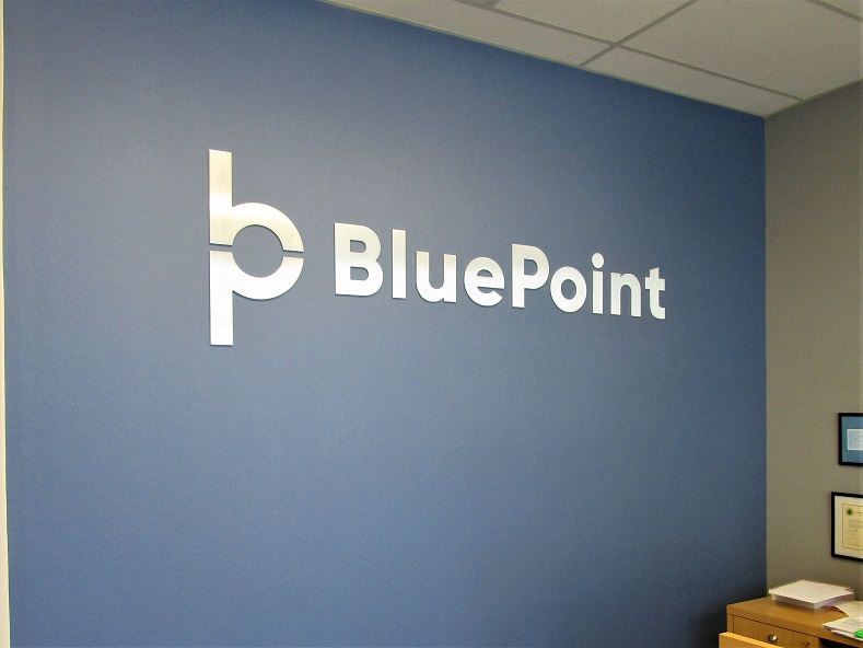 Blue Point Corporate Lobby Signs in San Jose, CA