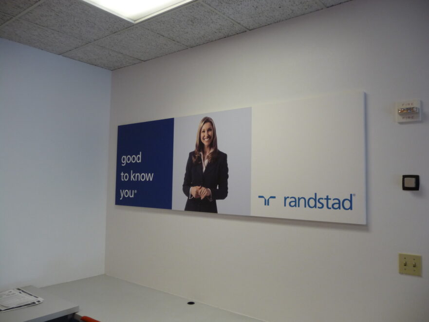 Interior Sign for Randstand by Sign Unlimited